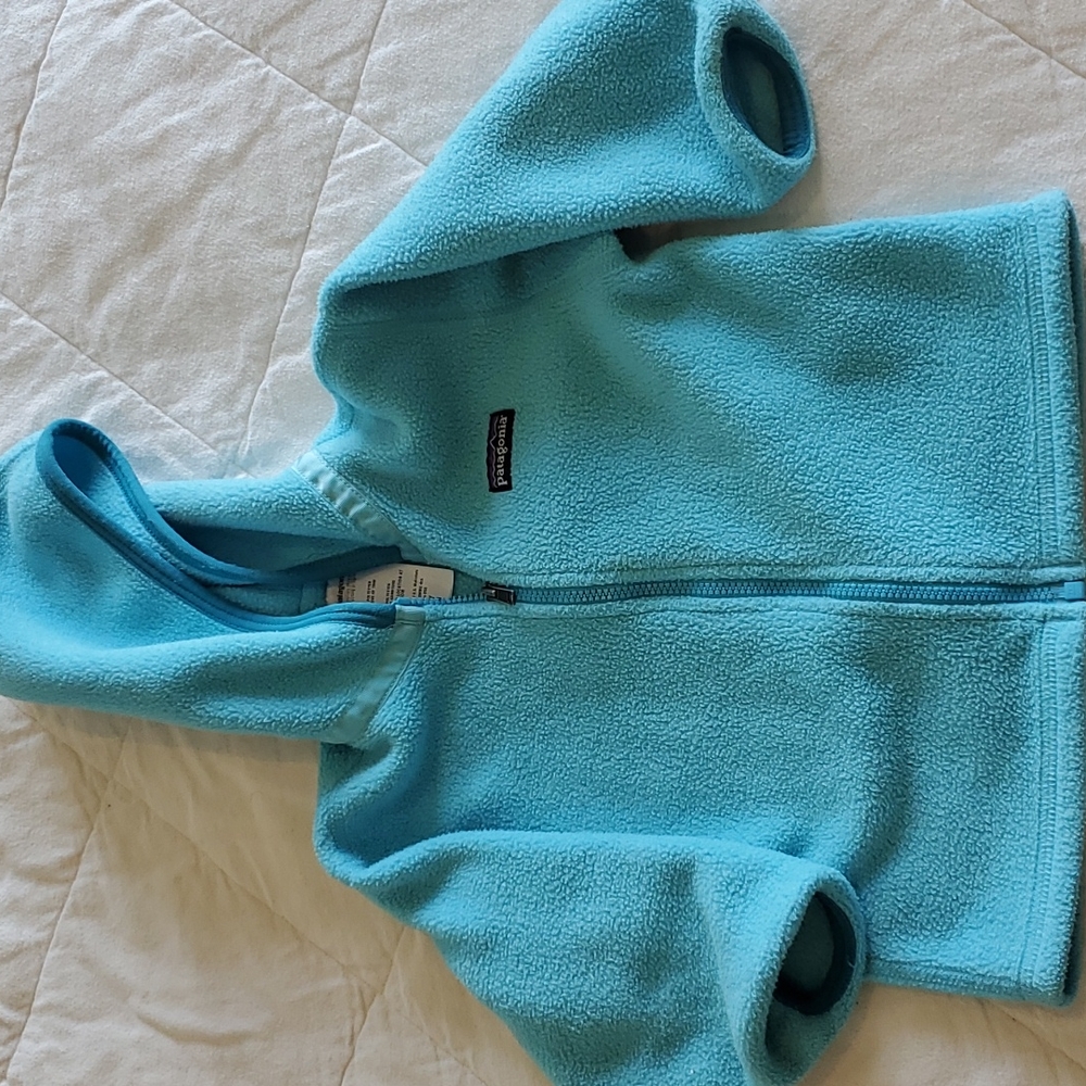 Baby Patagonia fleece hoodie